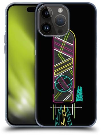 Head Case Designs Offizielle Back to The Future Hoverboard I Zusammengestellte Kunst Soft Gel Handyhülle Hülle kompatibel mit Apple iPhone 15 Pro Max