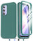 LeYi Cover per Samsung Galaxy A54 5G Custodia con Protezione Schermo Integrata, 360 Gradi Protezione Completa Protettiva Custodie Bumper Rugged Cellulare Case per Samsung A 54, Verde