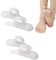 ZHjuju Hammer Toe Straightener Cushions, 2 Pair Silicone Gel Single Loop Hammer Toe Straightener Hammer Toe Gel Pads Corrector & Straightener Gel Spacer Pads for Overlapping Toe Prevent Blisters