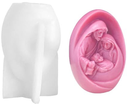 Silikonform für Weihnachtskrippen, Seife, Fondant, Schokolade, Dekoration, Werkzeug, Geburt, Jesus, Gießharz, Krippe, Kunstharz, Geburt Jesus, Silikonform zum Selbermachen