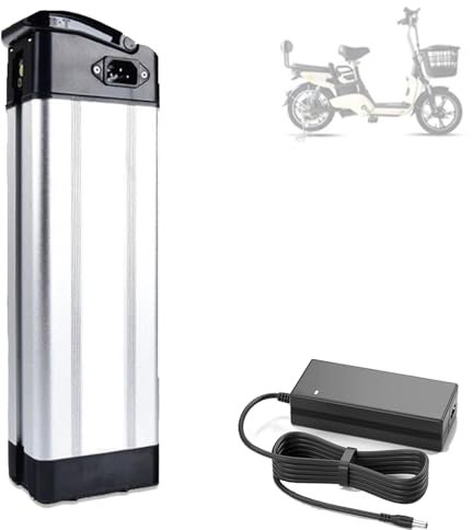 TGHY Akku 36V 10AH 12,5AH 15AH 20AH Klappbarer Lithium-Akku 48V 10AH 12,5AH wiederaufladbarer Li-Ionen-Akku mit 2A-Ladegerät für 50W-650W-Motor,36v,10AH