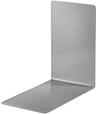 Papiertiger Buchstützen 85x140x140mm grau, 5 Paar | Für Bücher, Zeitschriften, Ordner und Ringbücher