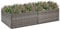 FUDUGEHMIOFWFJJ teichwanne,blumenkasten hoch,Pflanzkübel Grau 157x80x40 cm Poly RattanGeeignet für Garten, Terrasse, Schlafzimmer, Wohnzimmer