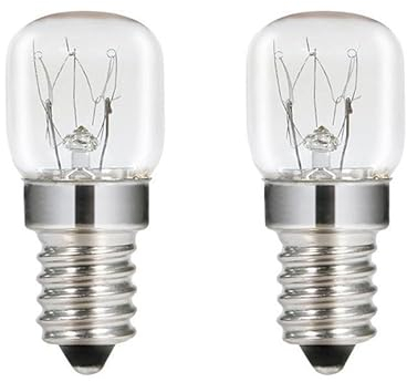 ShuoHui Oven Lamp E14 15W Heat Resistant up to 300 Degrees 2700K Warm White, 85lm, T22 for Neff AEG Bauknecht Cooker Fridge Microwave (3)