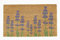 SUMERU | LAVENDER FLOWER DESIGN | 45 x 75 x 1.50 cm | eco-friendly coir door mat pvc backed, hand printed designs for main door, bedroom, entrance, shop, office, home(LAVENDER)