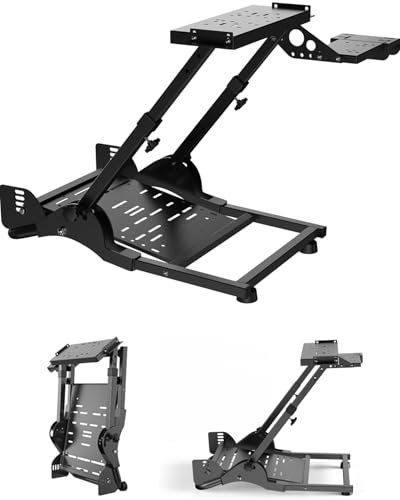 PXN Supporto per volante A10, 11 kg, pieghevole, compatibile con V3, V900, V9, V9 Gen2, V10, V99, G27, G29, G920, G923, T248, T300, TGT- Driving Sim Racing Rig