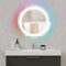 YOURLITE Badspiegel mit Beleuchtung Rund RGB 60cm, Badezimmerspiegel mit 3 Lichtfarbe Dimmbar, Touch-Schalter, Anti-Beschlag LED Spiegel, IP44, für Badezimmer, Hotel, Schlafzimmer