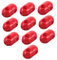 Abaodam Indoor Outdoor Playground Climbing Net Accessories 10pcs Plastic Buckles for Rope Climbing Wall Swingset Boys and Girls Safe Toys