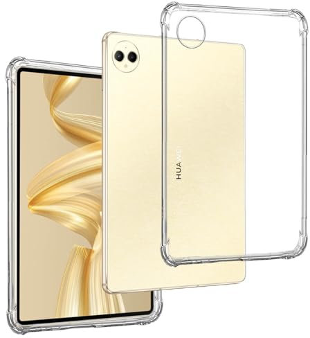 REY Coque Anti-Shock pour Huawei MATEPAD Pro 12,2 2024, TPU Transparent en Silicone Antichoc