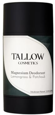 Tallow Cosmetics® Magnesium Deodorant Lemongrass & Patchouli