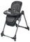 Bebeconfort Olea, Babyhochstuhl, 0–3 Jahre, 0–15 kg, verstellbarer Hochstuhl, 9 Höhen & 3 Liegepositionen, gut zu reinigen, leicht bewegbar mit 4 schwenkbaren Rädern, zusammenklappbar, Tinted Graphite