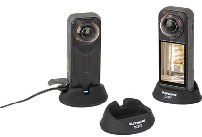 YUULNMOP Silicone Base for Insta360 X 5 X4 Accessories,Car Mount & Desktop Stand Non-Slip Camera Holder Base Gimbal Support Adapter Stabilizer for Insta 360 X5 (Desktop Version)