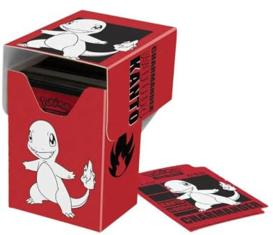 Ultra Pro | Pokemon: Charmander Full View Deck Box | Trading Card Game Accessory