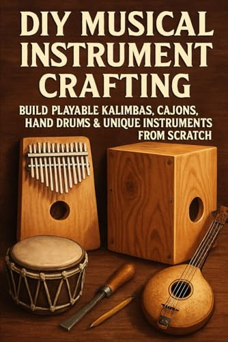 DIY Musical Instrument Crafting: Build Playable Kalimbas, Cajóns, Hand Drums & Unique Instruments from Scratch