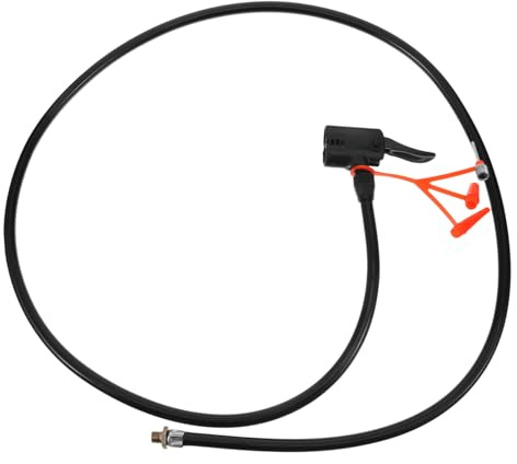 Alipis Tuyau De Gonflage Universel pour Pompe À VéLo Anti-Gel Flexible RéUtilisable Compatible Valves FrançAise AméRicaine Britannique Accessoire Cyclisme 49.21In