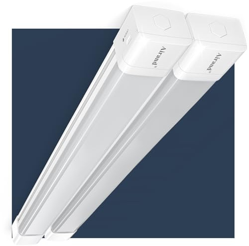 2 Stück Feuchtraumleuchte LED 90CM, Kellerlampe 30W 3000LM, GaragenLampe Kaltweiss 5000K, Röhre Lampe IP66 Wasserfest, Werkstattlampe Deckenleuchte Hell, Feuchtraum Leuchte für garage Werkstatt Keller