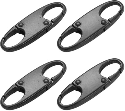 Suitcase Locks, Zipper Locks for Backpacks Suitcase Lock Mini Padlock, Backpack Lock Anti-Theft Detachable Zip Connector Double-Sided Small Zip Clips Suitable for Travelling Camping Hiking (Classical)