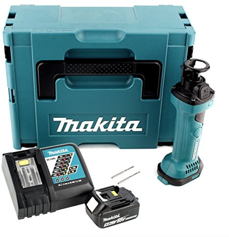 Makita DCO 180 RT1J Akku Rotationsschneider 18V + 1x Akku 5,0Ah + Ladegerät + Makpac