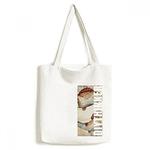 DIYthinker März Fische Constellation Zodiac-Tasche Einkaufstasche Kunst Waschbar 33cm x 40 cm (13 Zoll x 16 Zoll) Mehrfarbig