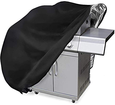KOKOMALL Grillabdeckung Wasserdicht BBQ Cover Schutzhuelle Gasgrill Abdeckhaube Rechteckige 150x100x125cm