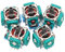 Yunseity Sostituzione Joystick 3D 5 Pezzi per Gamepad PS5, Levetta Joystick Sensore Analogico 3D per Controller di Gioco PS5