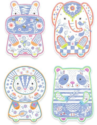 DJECO 30062 Malbücher & Notizbücher, mehrfarbig