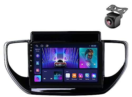 Android 12 Autoradio per Hyundai Solaris Accent 2 II 2020-2021 2 DIN Stereo Car Tablet Pollici Schermo MP5 Lettore Multimediale Receiver GPS Radio con SWC Car-play Android auto (M150S 4core 2+32G)
