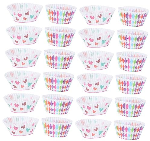 Mikinona 400 Stück Kuchenverpackung Muffinblech Muffinform Muffin-wraps Zubehör Für Backförmchen Cupcake Mini-muffinförmchen Muffinbackförmchen Muffin-pappförmchen Schokolade Liner Papier