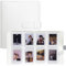 256 Pockets Photo Album for Fujifilm Instax Mini 70 7s 8 8+ 9 11 25 50s 90, Polaroid Z2300, Polaroid PIC-300P Film Instant Camera, photo album for 3-inch photos & Name Card (White)