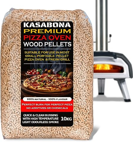 Premium Pizza Oven Wood Pellets for Ooni Dallonda Nero Fresh Grills Uuni Ninja Wood Fire Electric BBQ- ENPLUSA1 Standard (10kg)