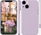 WXX für iPhone 14 Hülle Silikon Case, Dünn Slim mit Microfiber, Kratzfeste Rundumschutz Case Hülle für iPhone 14 6.1'' Matte Lila