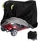 MaxAwe 170x 61x117cm Elektromobil Abdeckplane, wasserdichte Elektromobil Abdeckung, 420 Oxford-Abdeckung Heavy Duty Mobilitätsroller Rollerabdeckung mit Gummiband für Behinderung Scooter Schutzhülle