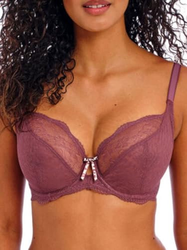 Freya Women's Fancies Underwire Plunge Bra, Opaque, Iced Mocha, 36E