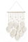 Betylifoy Makramee Wandbehang Boho Deko, Makramee Wandteppich mit Holzperlen und Grün Blätter Tapisserie Wandbehang für Schlafzimmer Kinderzimmer Wanddeko (Beige)