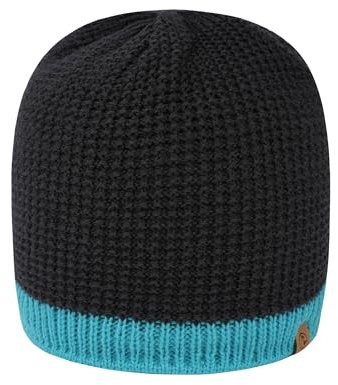 SCHIETWETTER Strickmütze Alex, Beanie, gefüttert, warm & kuschelig Anthra-Aqua OS