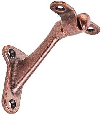 khtumeware 6 Stück 7,6 cm antike Kupfer-Handlaufhalterung, robuste Hardware für Treppen, Zuhause oder Büro, Vintage-Treppenstütze, Handlaufhalterungen