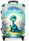 NoBoringSuitcases.com Kinderkoffer, Koffer Personalisiert, Koffer Groß, Koffer Kinder, TSA, Kindertrolley Jungen, Koffer 20kg Gepäck, Kinder Koffer, Koffer Mittelgroß (Dino, Natur - Blau 67 cm - 72 L)