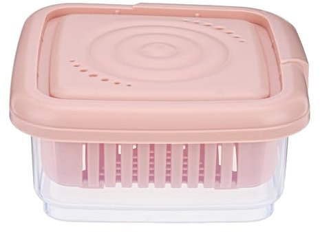 Porte-savon, étui de voyage carré avec couche de drainage, récipient à savon anti-fuite pour salle de sport, salle de bain, voyage, camping, porte-savon pour douche (rose)