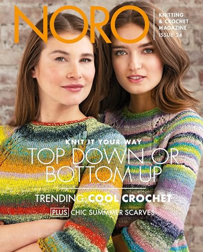 Noro Knitting & Crochet Magazin #24, Frühling-Sommer 2024, 32 Designs