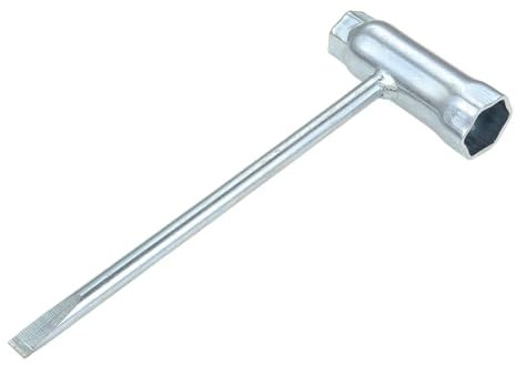 Flaconi Clé à Bougie Allumage de Voiture,Clé Mixte, Clé en T,Clé à Bougie D'allumage,13 mm x 19 mm,Clé de Tronçonneuse,Convient pour Voiture,Auto, Moto,Scooter,Mobylette,Cyclomoteur