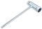 Flaconi Clé à Bougie Allumage de Voiture,Clé Mixte, Clé en T,Clé à Bougie D'allumage,13 mm x 19 mm,Clé de Tronçonneuse,Convient pour Voiture,Auto, Moto,Scooter,Mobylette,Cyclomoteur