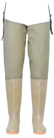 Qianly Hüftwathose, Hüftstiefel, Landwirtschaft, Arbeit Im Freien, Leichtes, Nahtloses Schuhwerk, Stollensohle, Wasserdicht, für Damen Und Herren, 38 Fußgröße