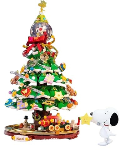 PAN TASY Set Construction Figur Peanuts, Der Weihnachtsbaum (86909)