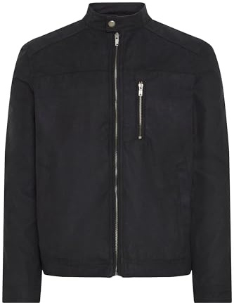 Blend BHEmmet Herren Lederjacke Bikerjacke Echtleder