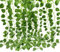 Guirlande Gofriend de 12 mèches (25 m) en lierre artificiel et feuillage vert, fausse vigne à suspendre pour fête de mariage, jardin ou décoration murale