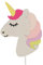 Clevere Kids Kinder-Wandlampe | Hergestellt in der EU | Holz | Handarbeit | E14 (Mein Einhorn)