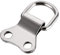 sourcing map 10 Stk. D Ring Aufhänger Satz für Bild Aufhängen Silberton 36mm x 22mm