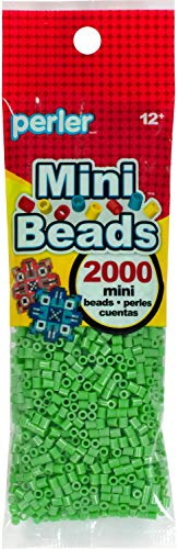 Perler 80-14103 Mini-Sicherung, Bastelzubehör, 2000 Stück, hellgrün