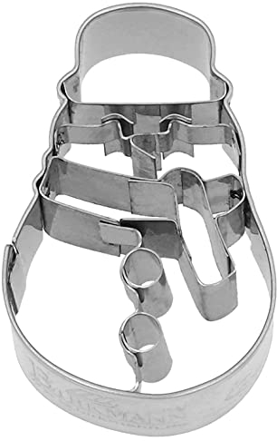 Birkmann, Plätzchen-Ausstechform Schneemann, 6,5 cm, Edelstahl, hochwertige Qualität