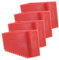 DOITOOL Attic Ladder Attic Ladder Step Ladder Feet Caps, 4 PCS Step Ladder Feet Rubber Pads Non Slip, Replacement Step Ladder Feet Covers Set of 4 2 Step Ladder Folding Step Ladder